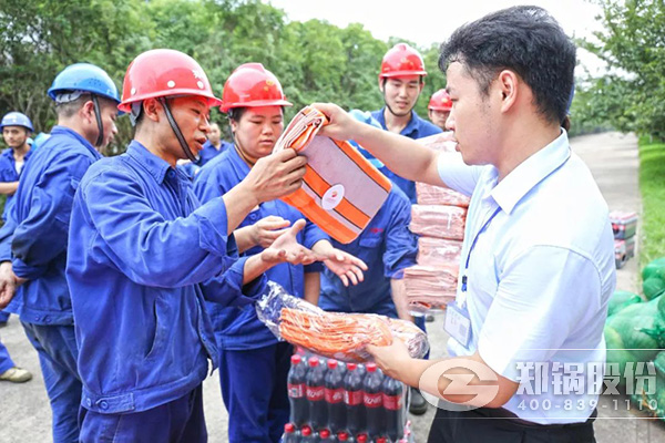 鄭州高新區(qū)黨工委、管委會(huì)到鄭鍋開展送清涼慰問活動(dòng)